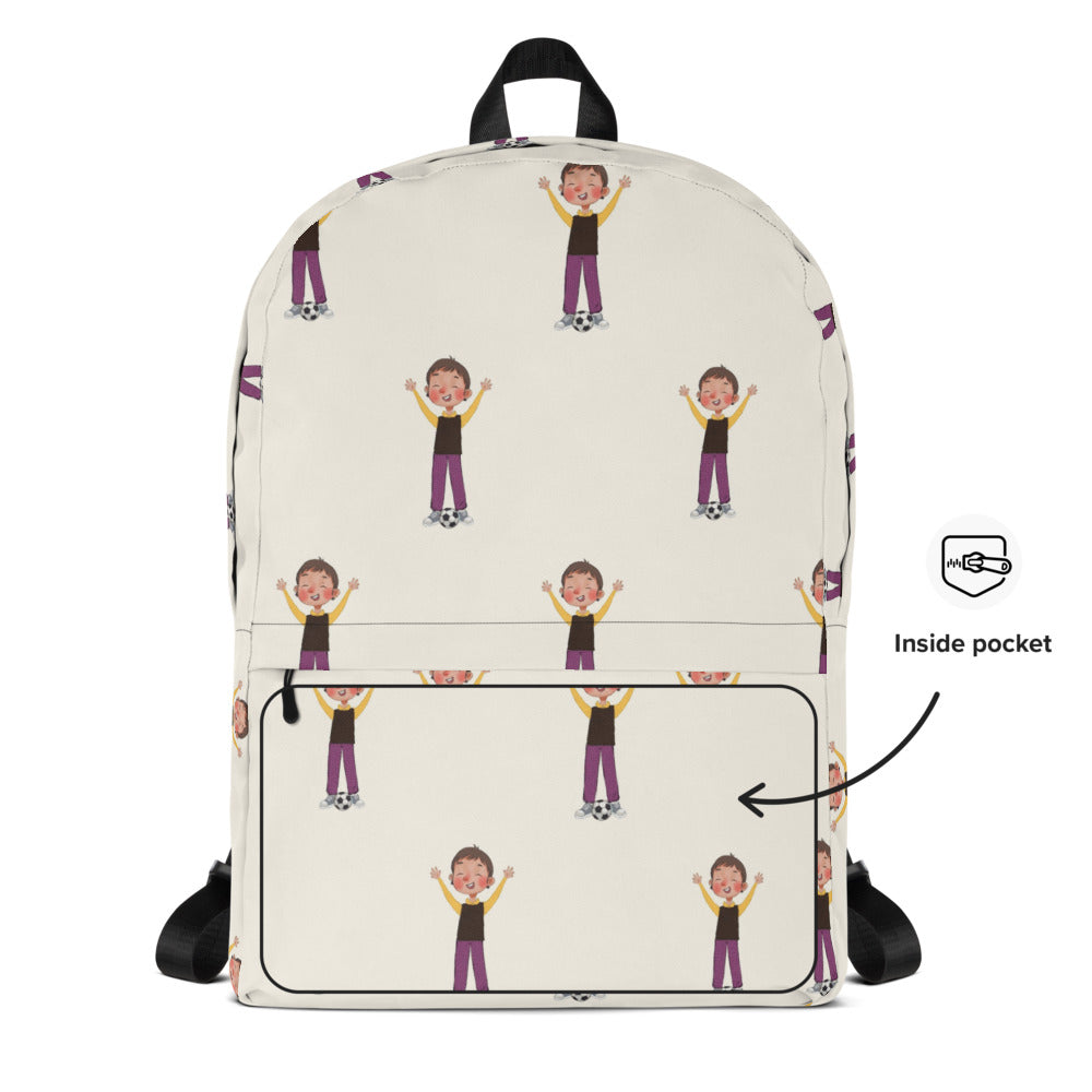 Gazi Character All-Over Print Backpack, Roots & Talks - product photo