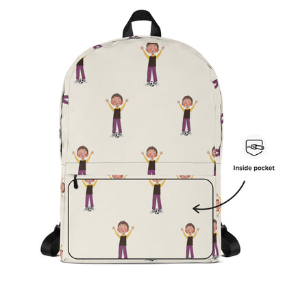 Gazi Character All-Over Print Backpack, Roots & Talks - product photo