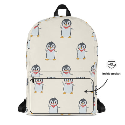 Pingucan Penguin All-Over Print Backpack, Roots & Talks - product photo