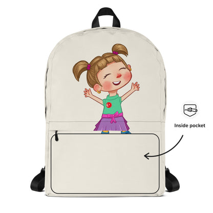 Ela Character Backpack, Large Print, Roots & Talks - product photo