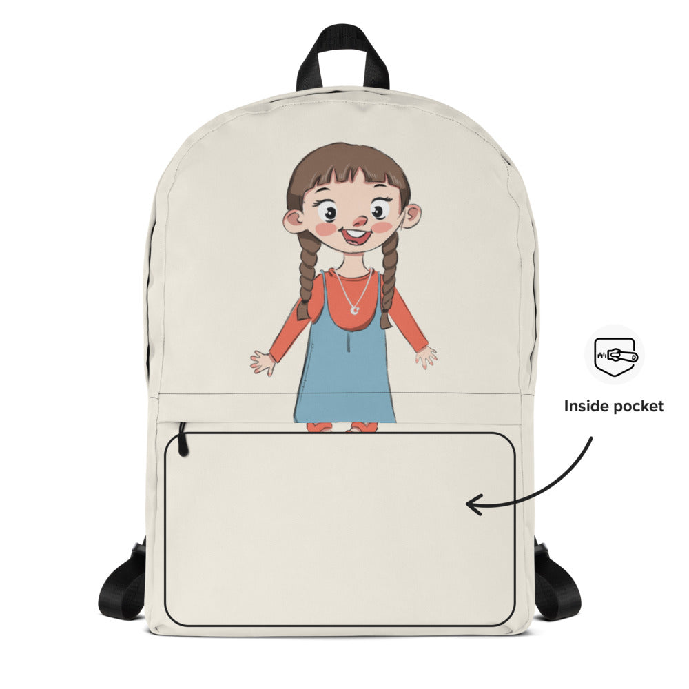 Eylül Character Backpack, Large Print, Roots & Talks - product photo