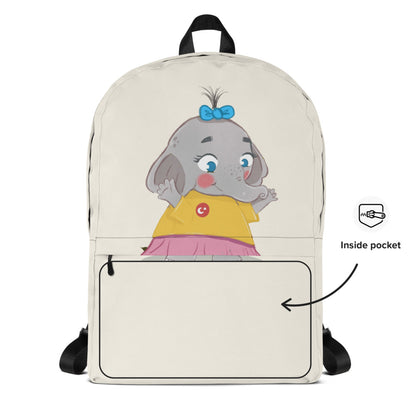 Filiz Elephant Backpack, Large Print, Roots & Talks - product photo