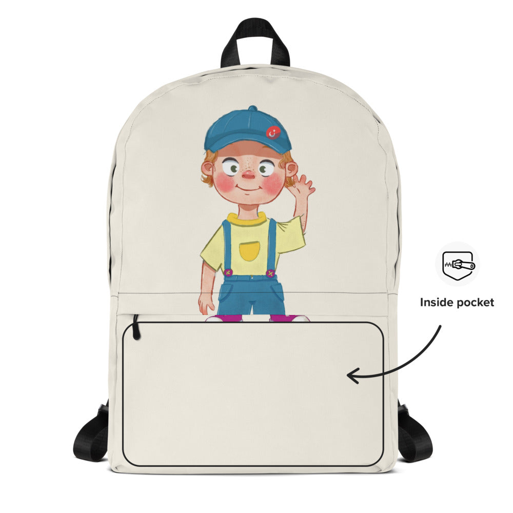 Giray Character Backpack, Large Print, Roots & Talks - product photo