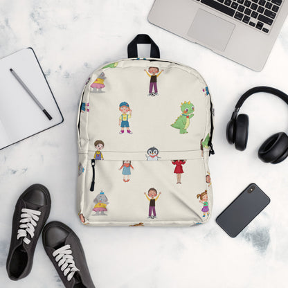 Roots & Talks Characters All-Over Print Backpack - lifestyle photo 1