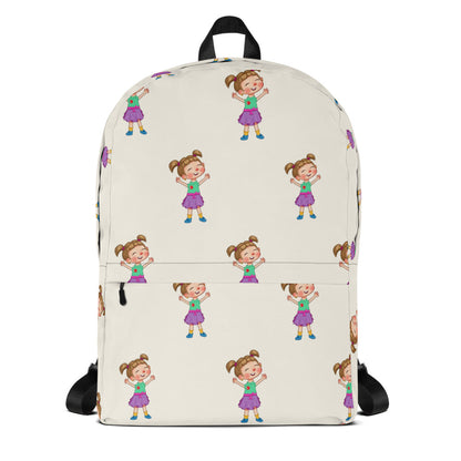Ela Character All-Over Print Backpack, Roots & Talks - product photo
