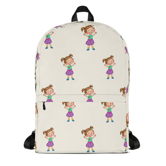 Ela Character All-Over Print Backpack, Roots & Talks - product photo