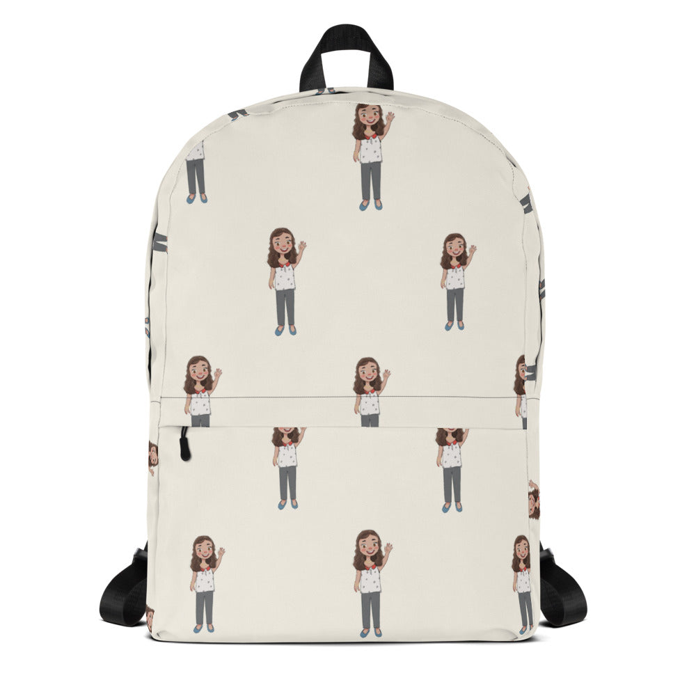 Defne Character All-Over Print Backpack, Roots & Talks - product photo