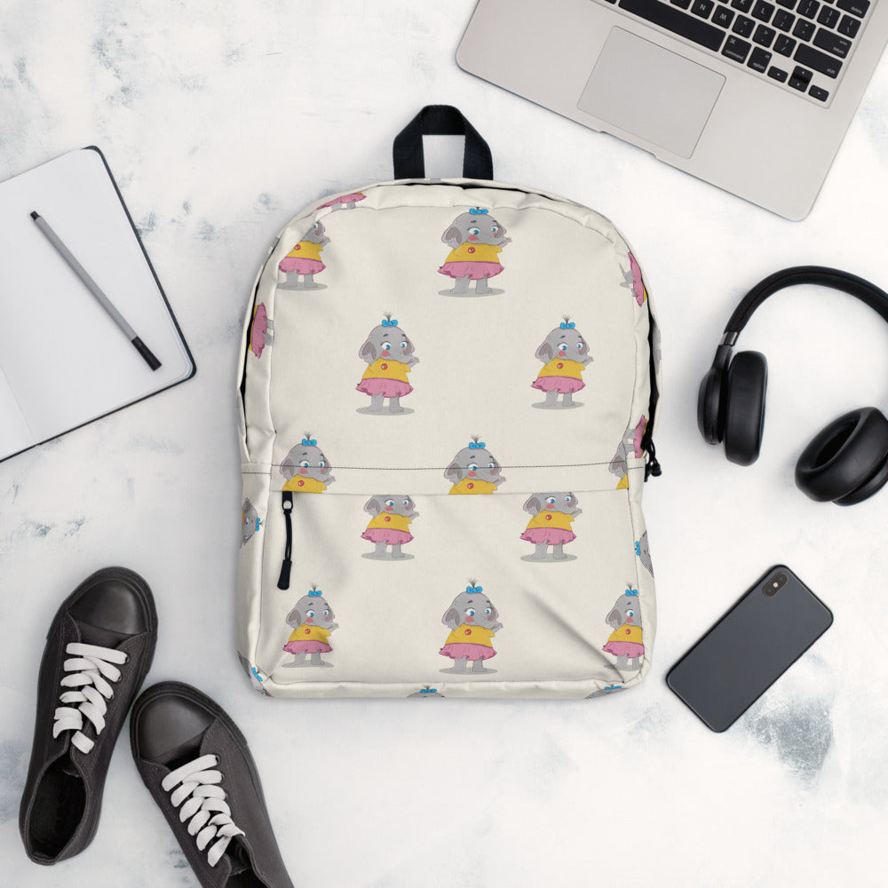 Filiz Elephant All-Over Print Backpack, Roots & Talks - lifestyle photo 1