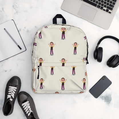 Gazi Character All-Over Print Backpack, Roots & Talks - lifestyle photo 1