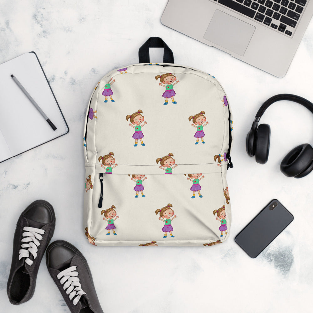 Ela Character All-Over Print Backpack, Roots & Talks - lifestyle photo 1