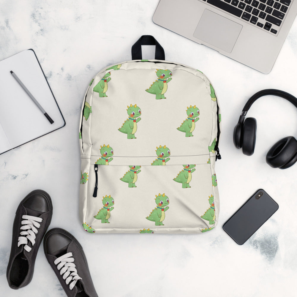 Dino Dinosaur All-Over Print Backpack, Roots & Talks - lifestyle photo 1