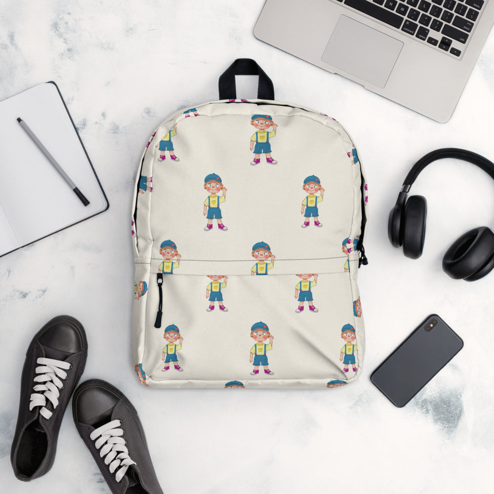 Giray Character All-Over Print Backpack, Roots & Talks - lifestyle photo 1