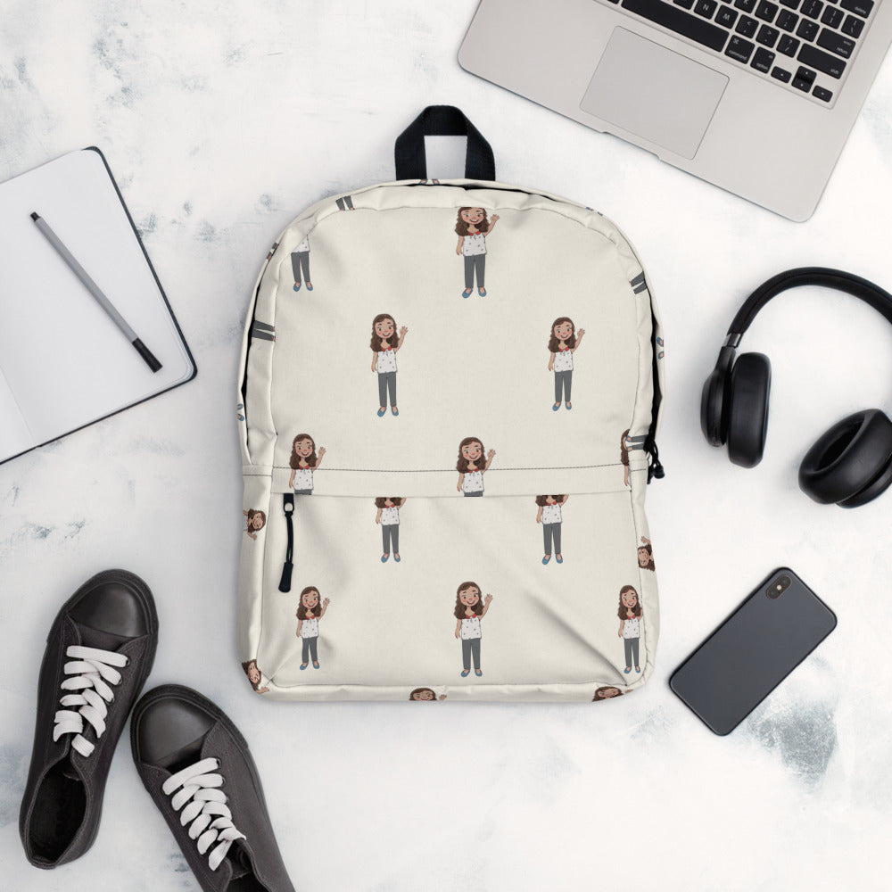 Defne Character All-Over Print Backpack, Roots & Talks - lifestyle photo 1