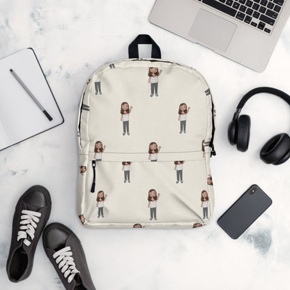 Defne Character All-Over Print Backpack, Roots & Talks - lifestyle photo 1