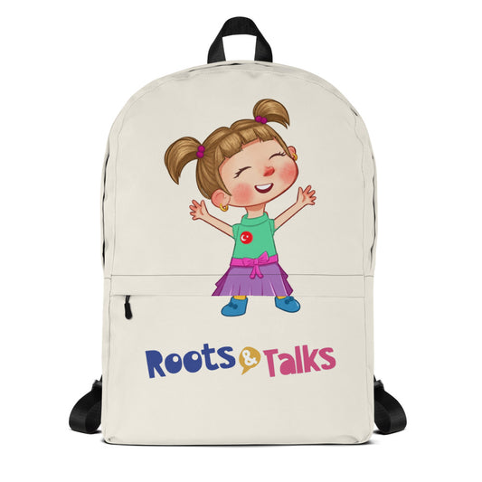 Ela Character Backpack, Large Print, Roots & Talks - product photo