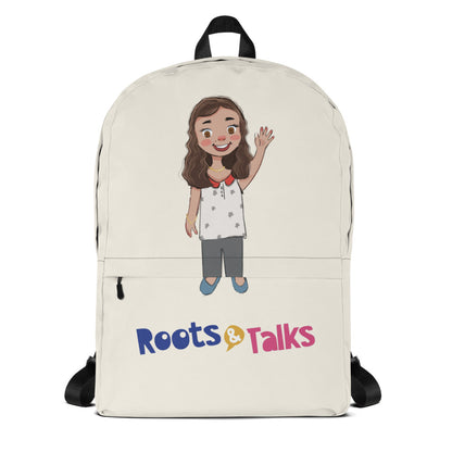 Defne Character Backpack, Large Print, Roots & Talks - product photo