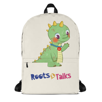 Dino Dinosaur Backpack, Large Print, Roots & Talks - product photo