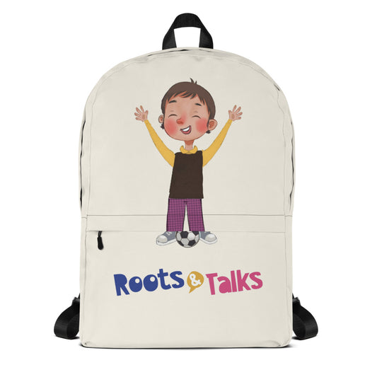 Gazi Character Backpack, Large Print, Roots & Talks - product photo