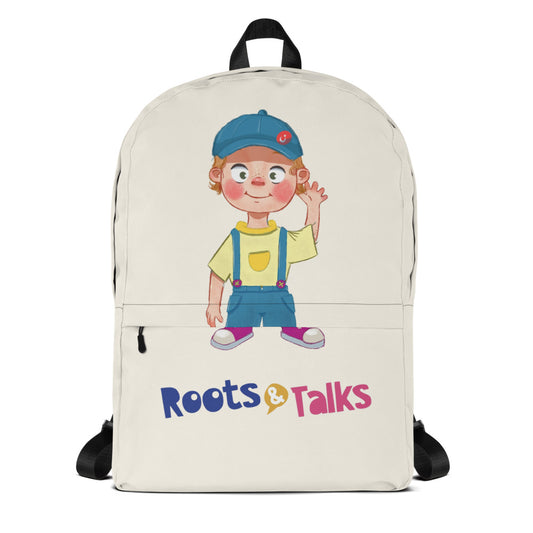 Giray Character Backpack, Large Print, Roots & Talks - product photo