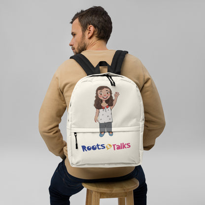 Defne Character Backpack, Large Print, Roots & Talks - lifestyle photo 2