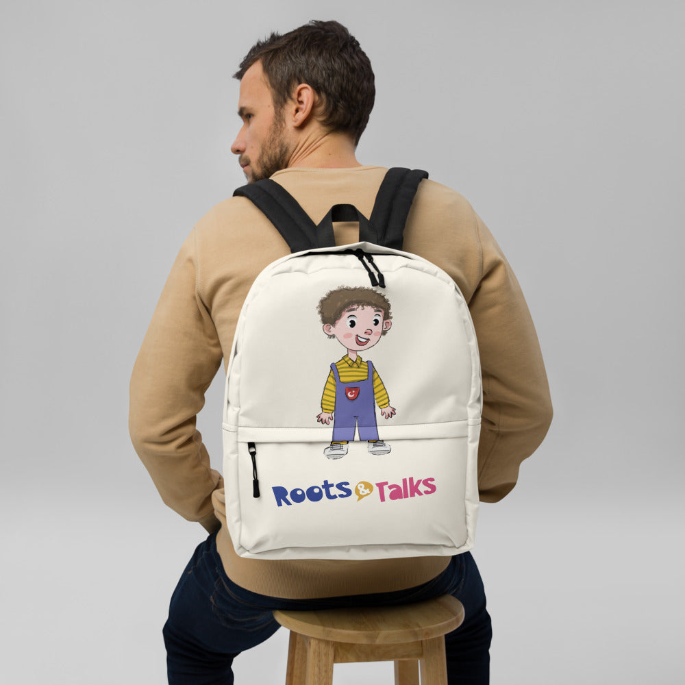 Ahmet Character Backpack, Large Print, Roots & Talks - lifestyle photo 2