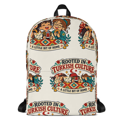 Rooted in Turkish Culture All-Over Print Backpack, Roots & Talks - product photo