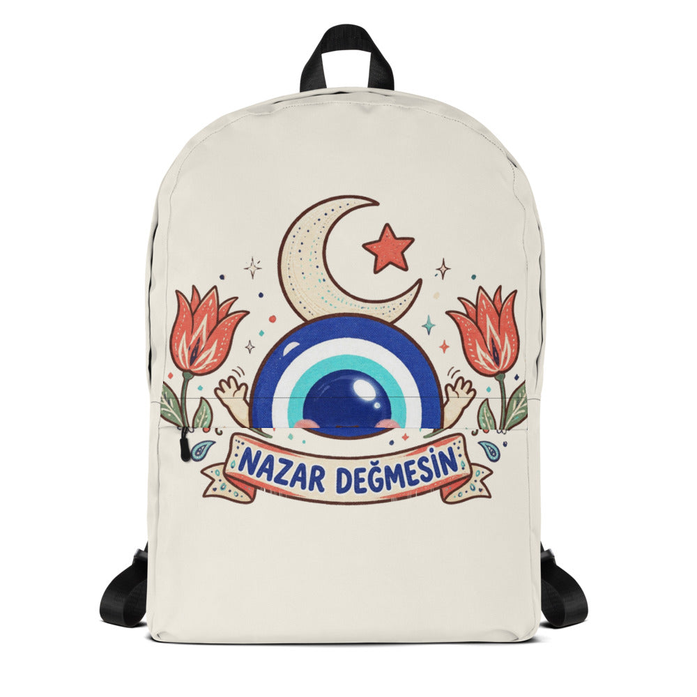 Nazar Değmesin Backpack, Large Print, Roots & Talks - product photo