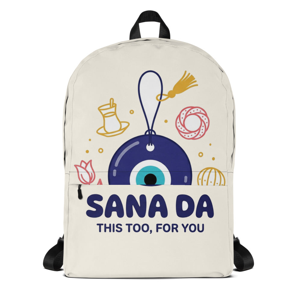 Sana Da Backpack, Large Print, Roots & Talks - product photo