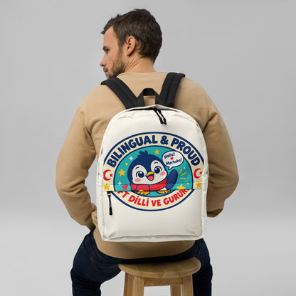 Bilingual & Proud Backpack, Large Print, Roots & Talks - lifestyle photo 2