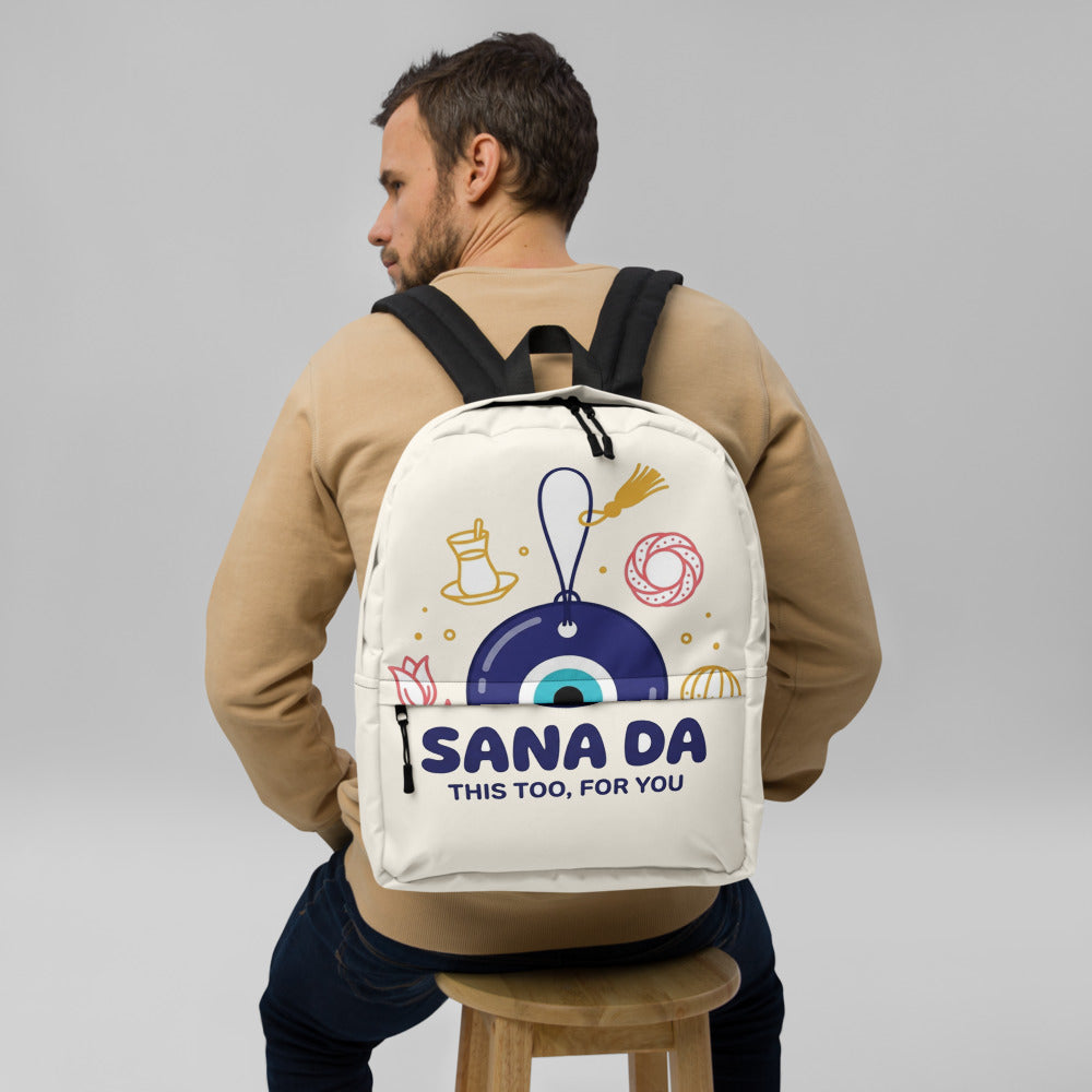 Sana Da Backpack, Large Print, Roots & Talks - lifestyle photo 2