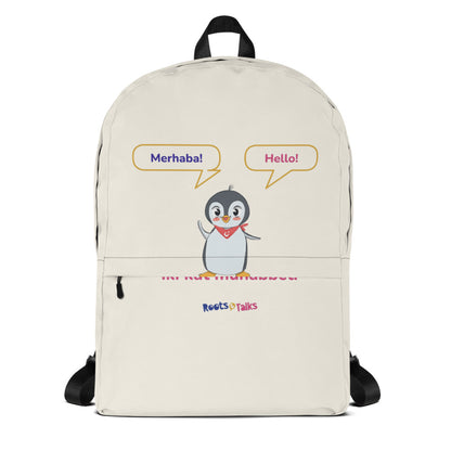 İki Dil, İki Kat Muhabbet Backpack, Large Print, Roots & Talks - product photo