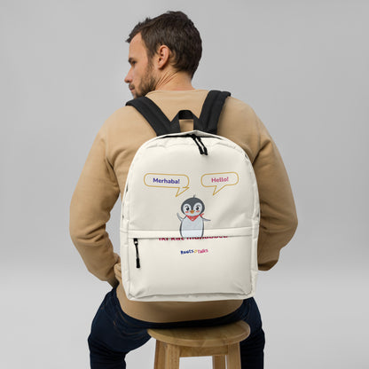 İki Dil, İki Kat Muhabbet Backpack, Large Print, Roots & Talks - lifestyle photo 2