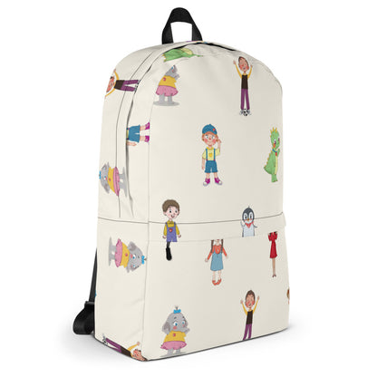 Roots & Talks Characters All-Over Print Backpack - Right