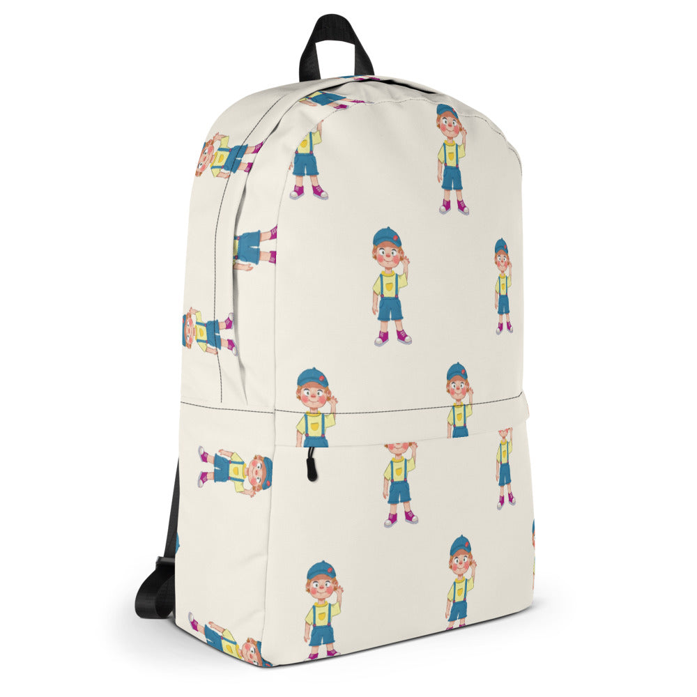 Giray Character All-Over Print Backpack, Roots & Talks - Right