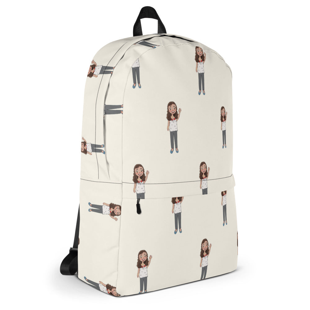 Defne Character All-Over Print Backpack, Roots & Talks - Right