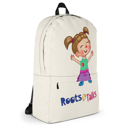 Ela Character Backpack, Large Print, Roots & Talks - Right