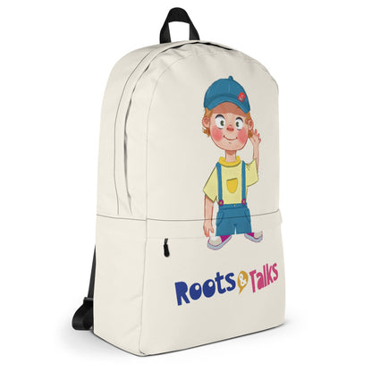 Giray Character Backpack, Large Print, Roots & Talks - Right