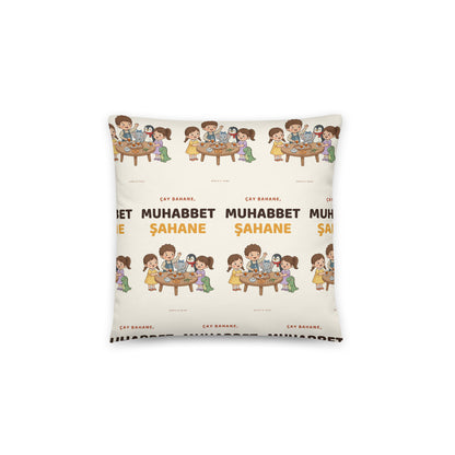 Çay Bahane, Muhabbet Şahane All-Over Print Pillow, Roots & Talks - Back