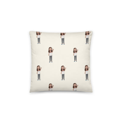 Defne Character All-Over Print Pillow, Roots & Talks - product photo
