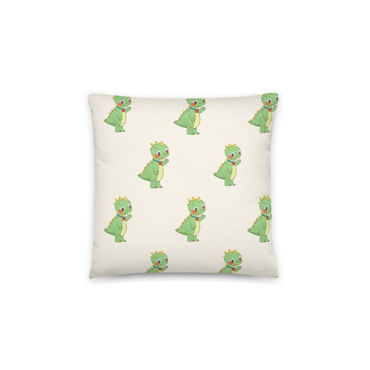 Dino Dinosaur All-Over Print Pillow, Roots & Talks - product photo
