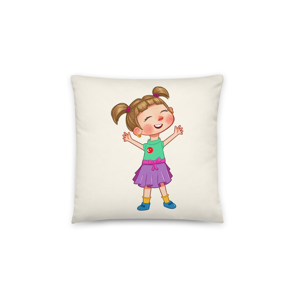 Ela Character Pillow, Large Print, Roots & Talks - product photo