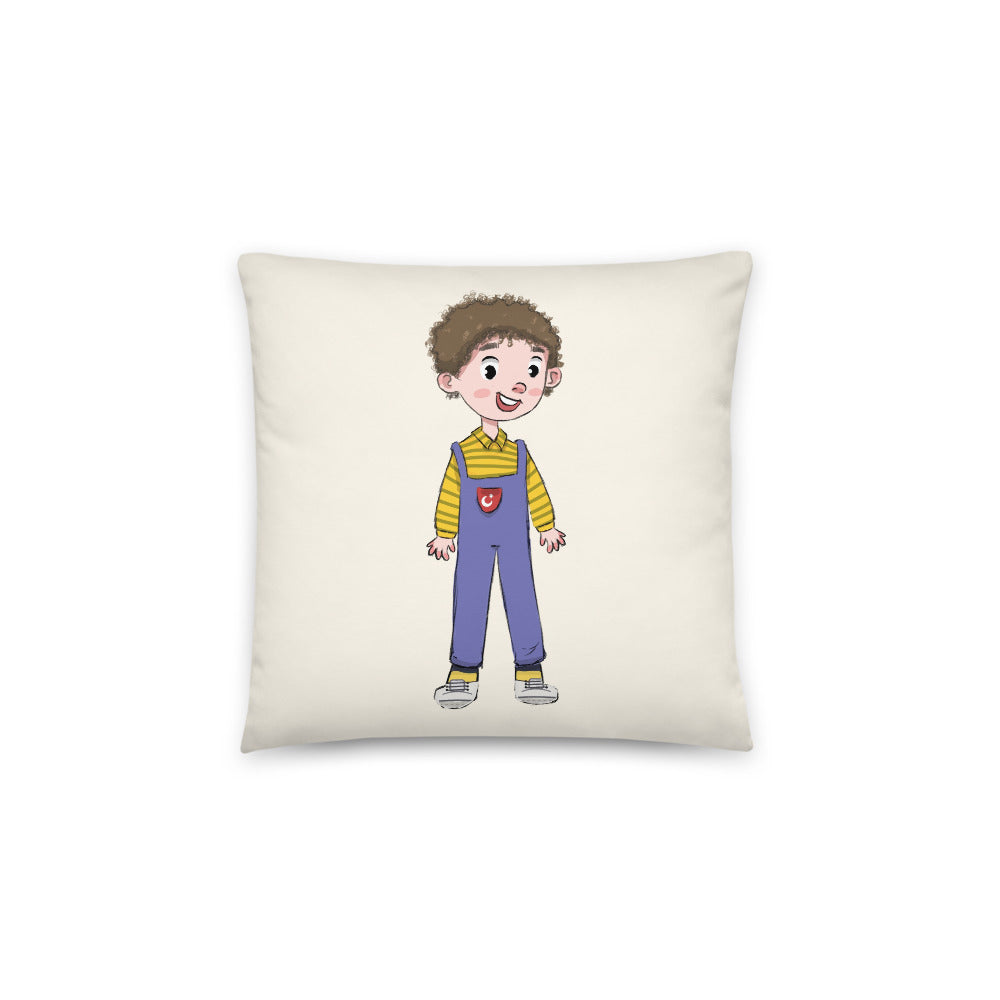 Ahmet Character Pillow, Large Print, Roots & Talks - product photo