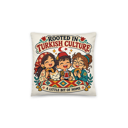 Rooted in Turkish Culture Pillow, Large Print, Roots & Talks - product photo
