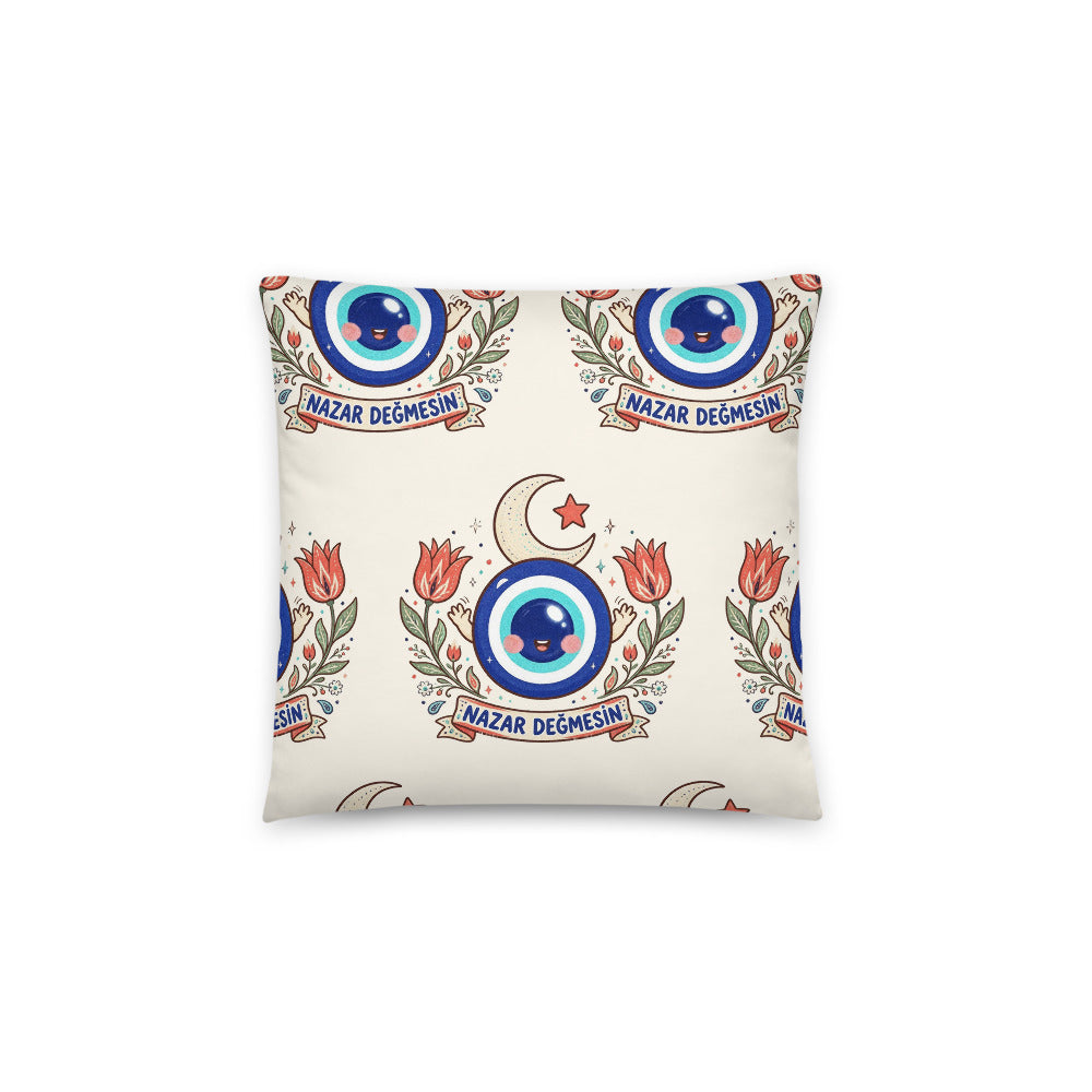 Nazar Değmesin All-Over Print Pillow, Roots & Talks - product photo