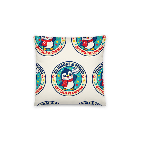 Bilingual & Proud All-Over Print Pillow, Roots & Talks - product photo