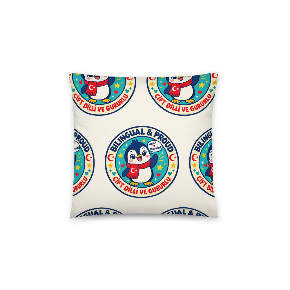 Bilingual & Proud All-Over Print Pillow, Roots & Talks - product photo