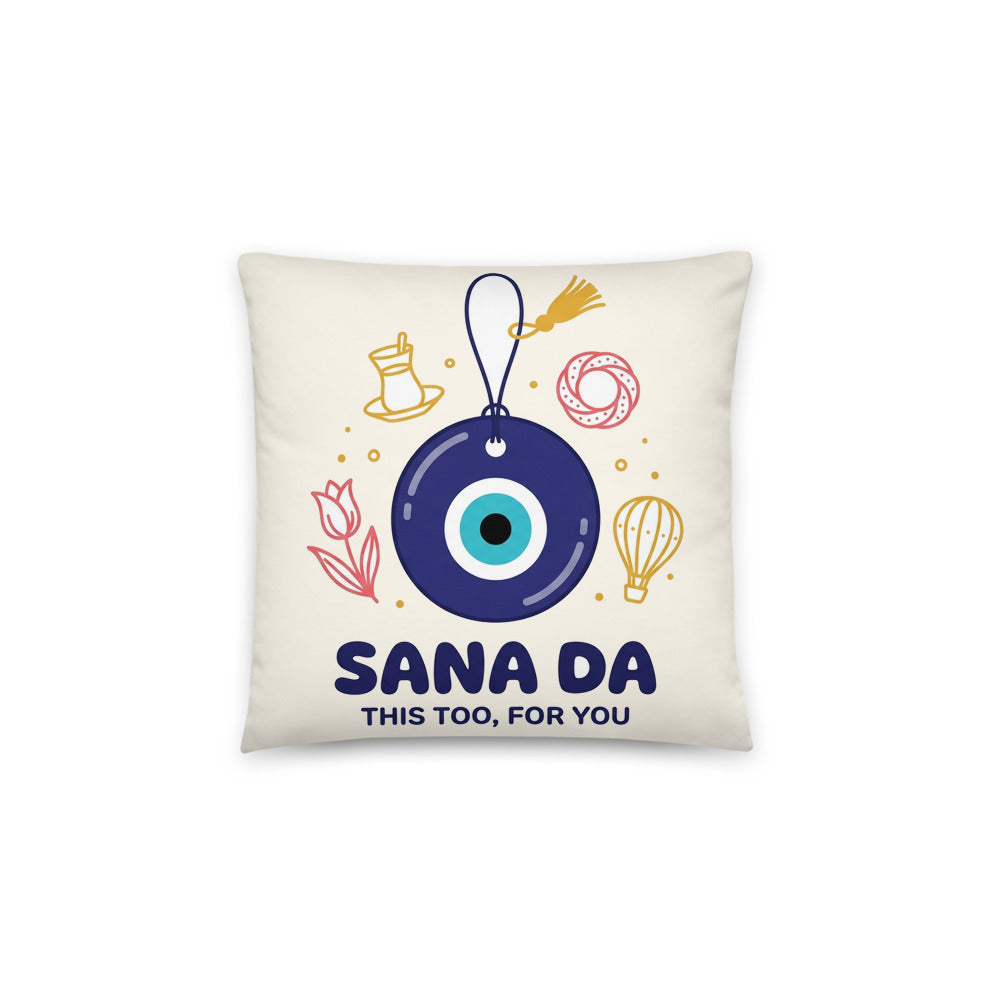 Sana Da Pillow, Large Print, Roots & Talks - product photo
