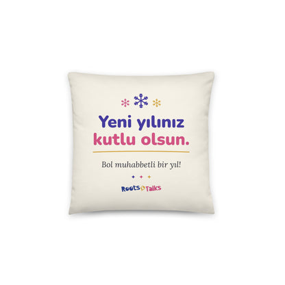 Yeni Yılınız Kutlu Olsun Pillow, Large Print, Roots & Talks - product photo