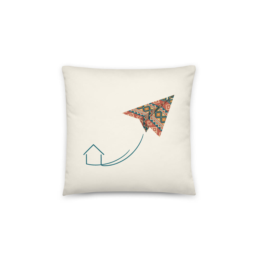Kilim Flight Pillow, Large Print, Roots & Talks - product photo