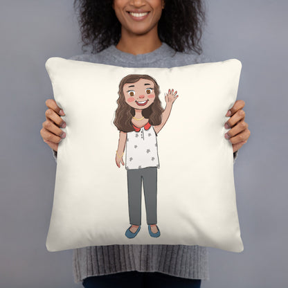 Defne Character Pillow, Large Print, Roots & Talks - lifestyle photo 3